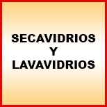 Secavidrios y Lavavidrios